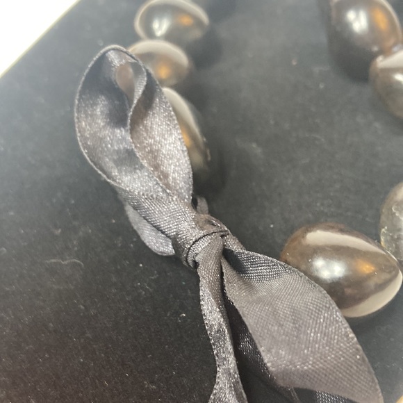 Kukui Nut Necklace with Wood Turtle Accent - Picture 12 of 15